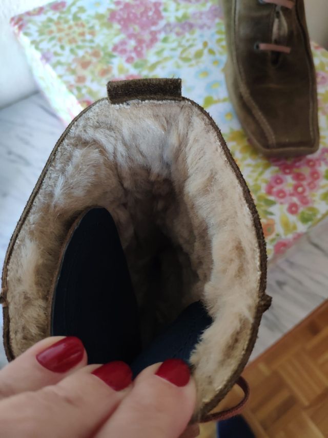 Botas de ante verdes de Hobby