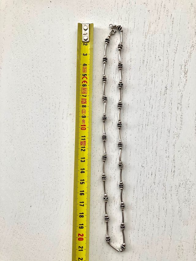 Collar de plata artesano