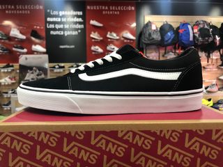vans negra hombre