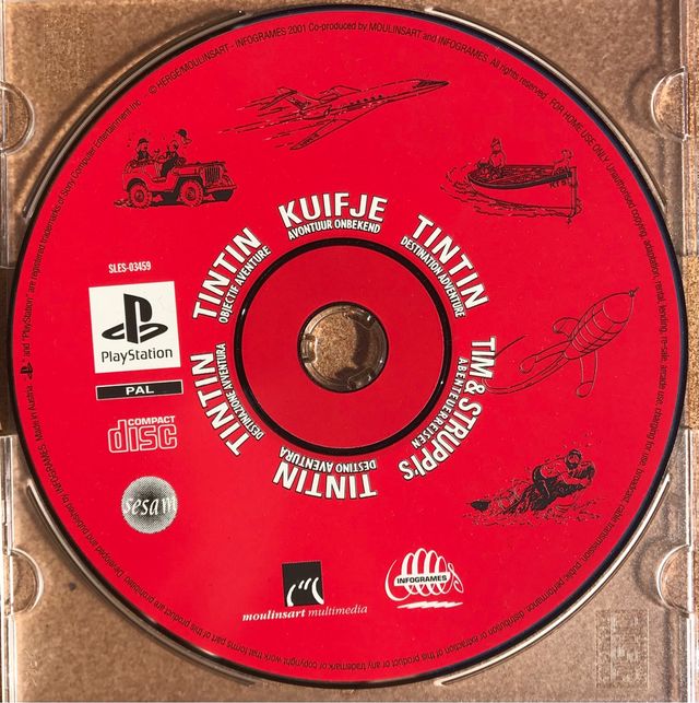 Tintín "Destino aventura" PS1