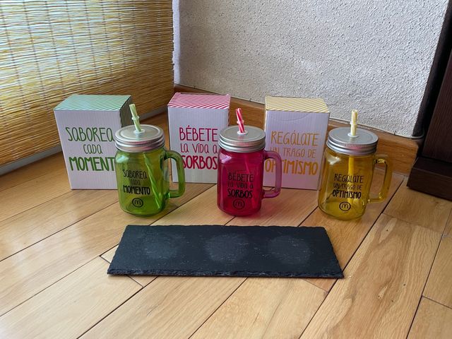 Juego Jarras Con Mensaje (Mc Donalds)