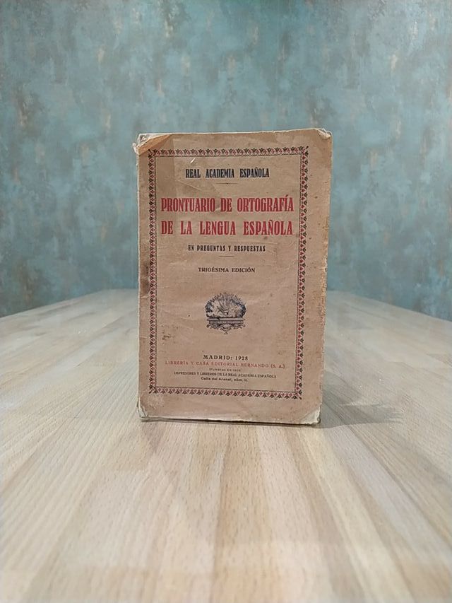 Prontuario de ortografía de la lengua española