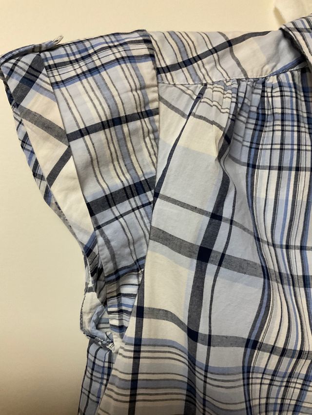 Camisa algodón cuadros