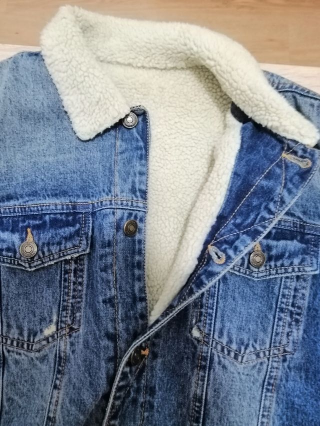 CHAQUETA VAQUERO BORREGITO HOMBRE ZARA