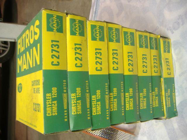 Filtros y bujias, coches años 70 y 80.