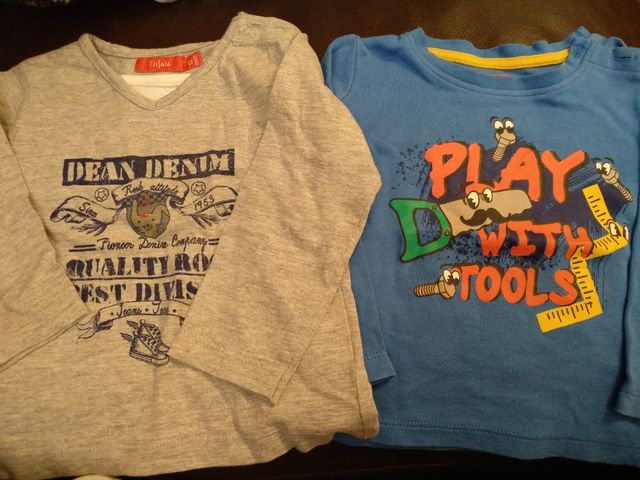 camisetas manga larga niño 12 meses