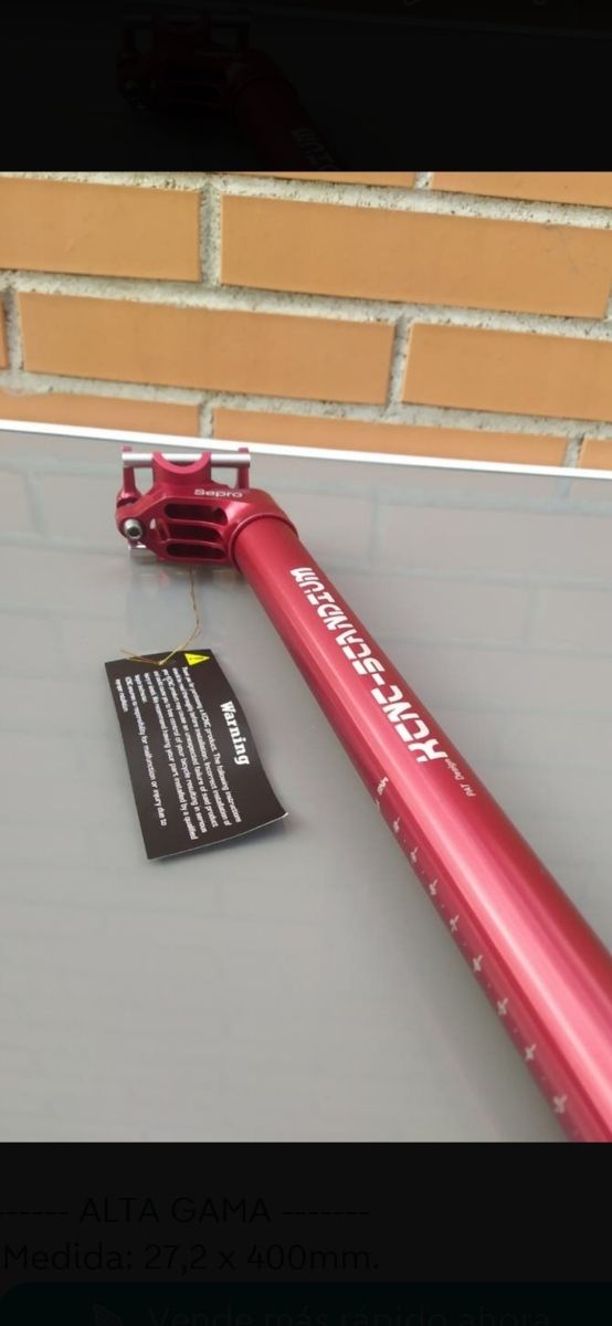 27,2x400mm KCNC Scandium SeproLite 25mm.Tija NUEVA