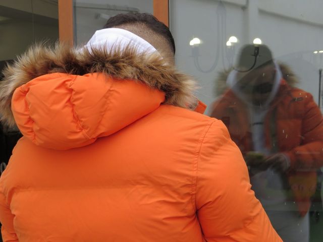 chaqueta HM COLOR NARANJA