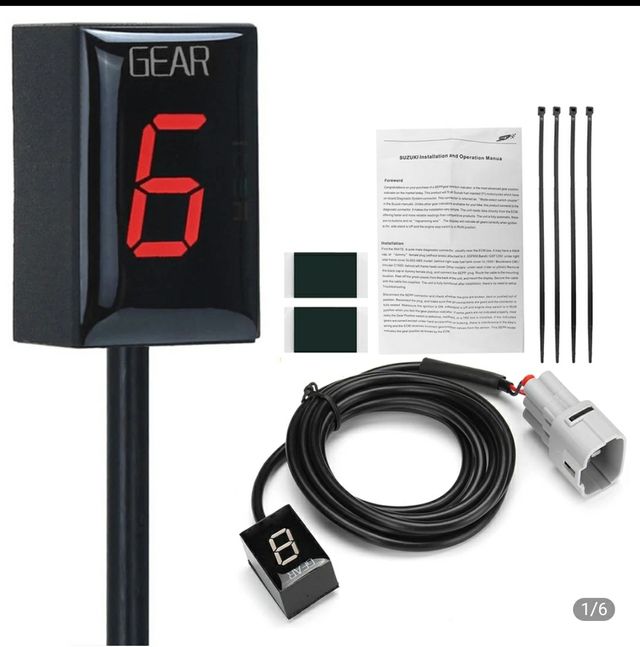 Indicador de marchas para motocicleta