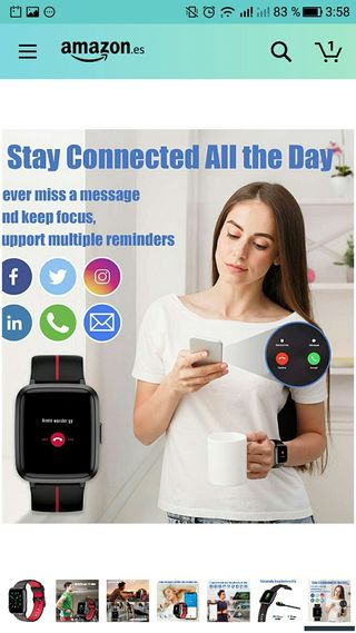 AIKELA Smartwatch de segunda mano por 34 EUR en Camas en WALLAPOP