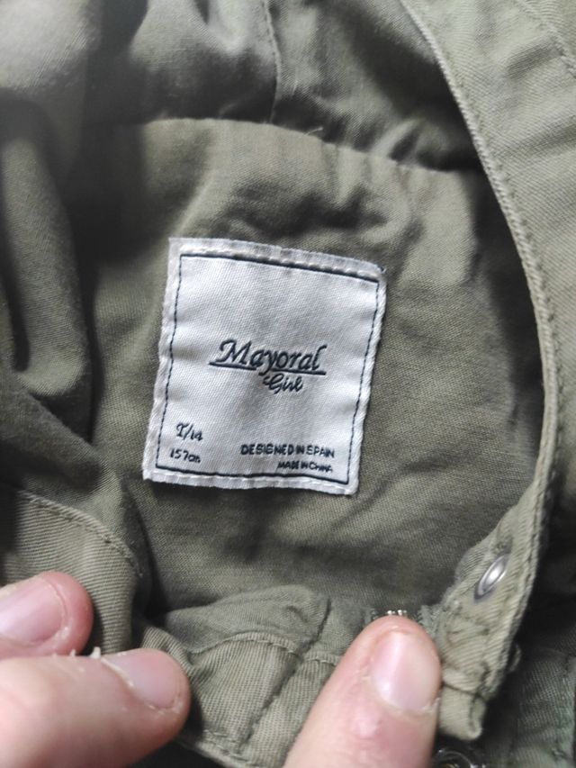 abrigo mayoral t14 157cm