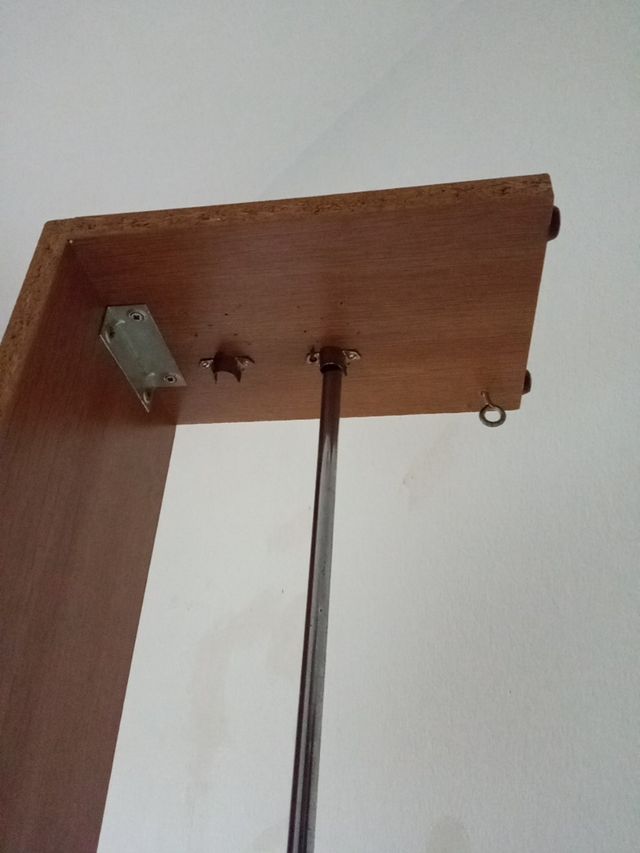 Galería o Soporte de madera para cortinas