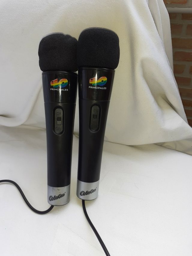 2 micrófonos sin usar