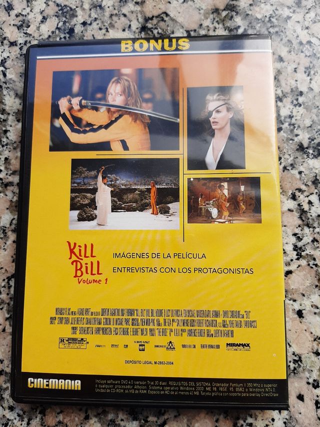 DVD Kill Bill 1 Bonus Cinemania