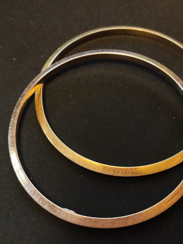 Pulseras Plata chapada