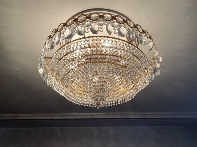 Lámpara cristal strass