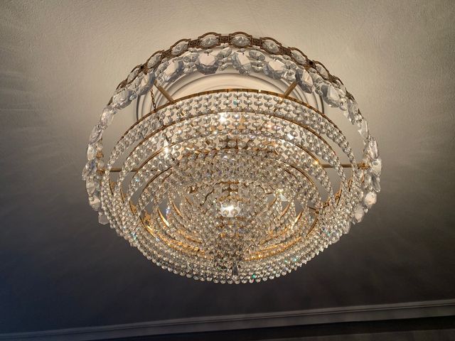 Lámpara cristal strass