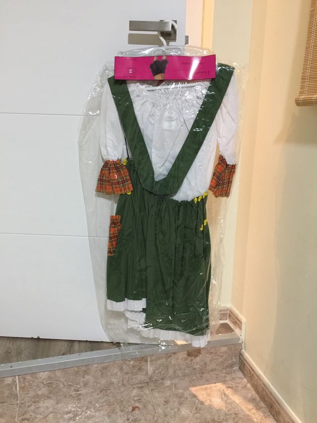 Disfraza escocesa chica