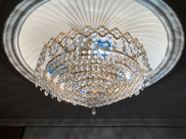 Lámpara cristal strass