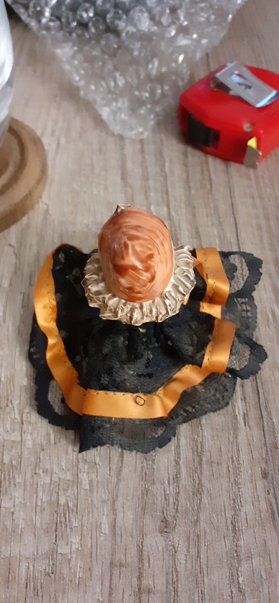 Cara de payaso de porcelana