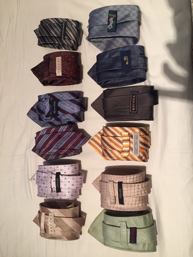 Pack 12 corbatas multimarca