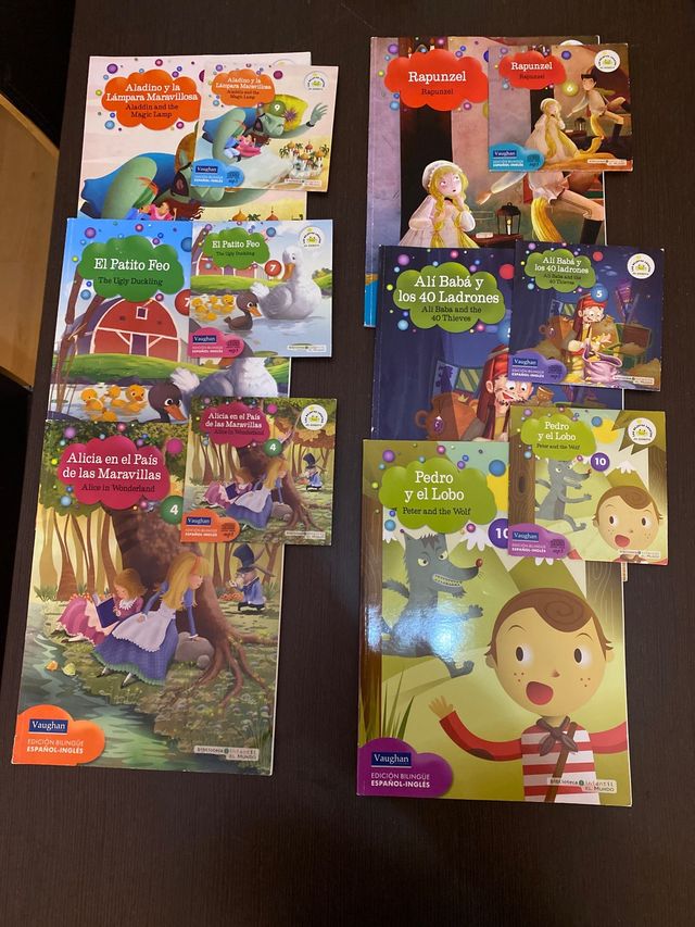 Audiocuentos clasicos bilingües con cuento