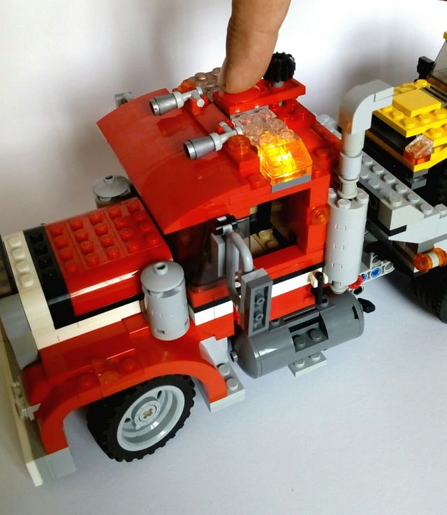 lego camión plataforma 7347