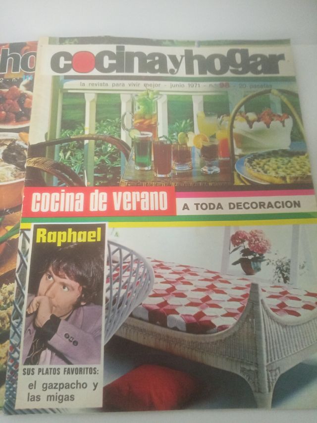 7 revistas Cocina y Hogar 1965-1972