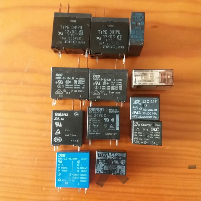 Reles para microondas y mas a 1.50 cada