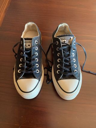 converse negras wallapop