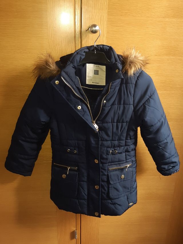 abrigo de invierno niña talla 5 a 6 años