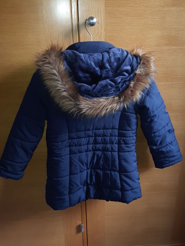 abrigo de invierno niña talla 5 a 6 años