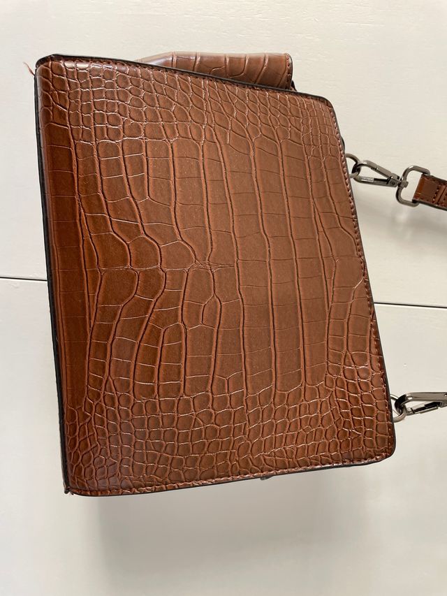 Borsa a tracolla marrone