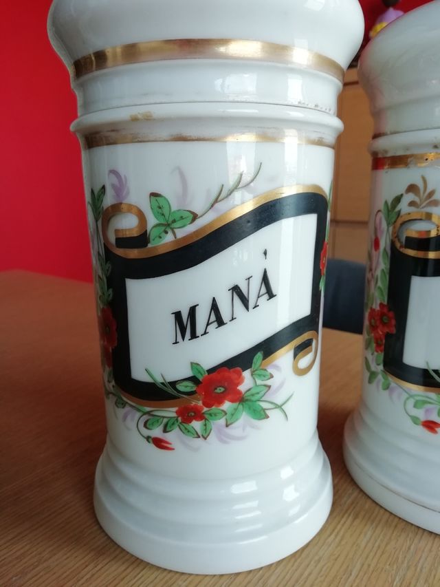 bote de farmàcia Antiguo