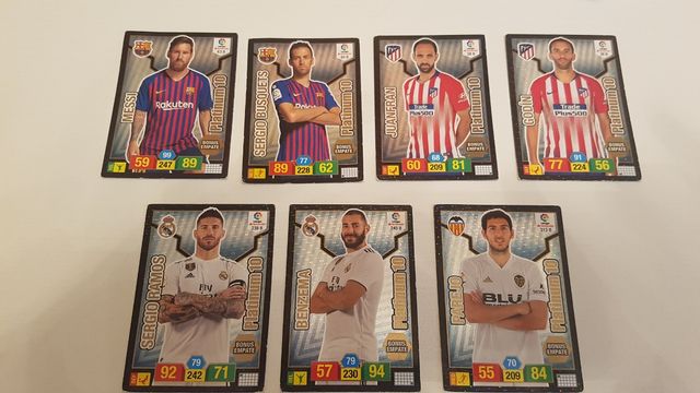 cartas panini adrenalyn 2018-19 platinun 10