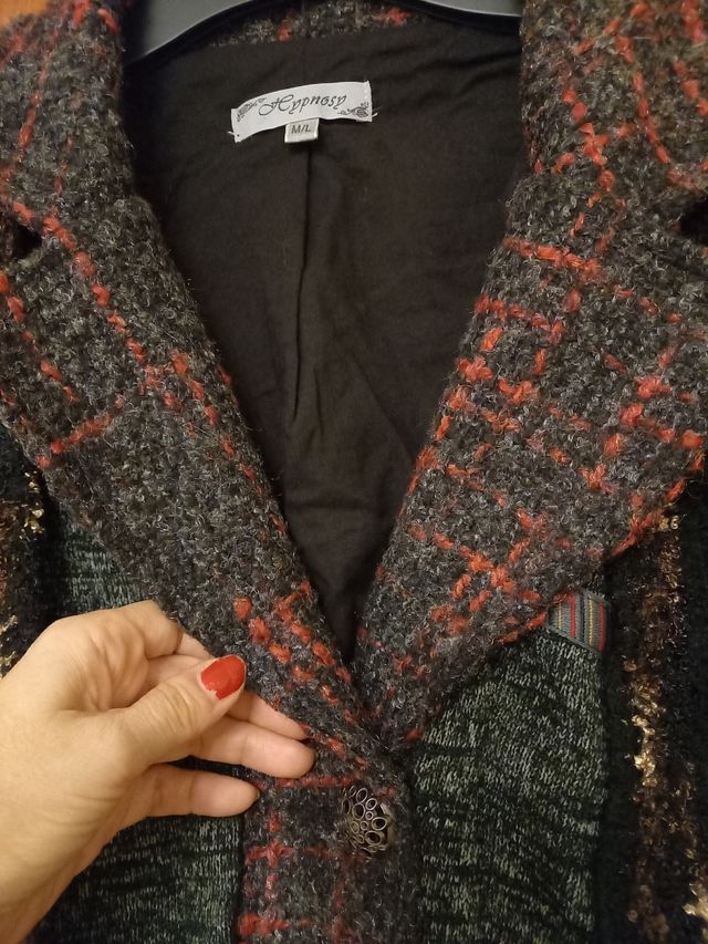 Chaqueta de punto ,ideal y nueva ,talla L