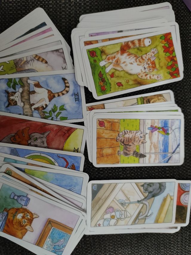 Baraja Tarot cats
