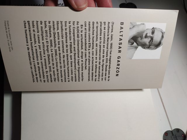 Libro "NO A LA IMPUNIDAD", de Baltasar Garzón.