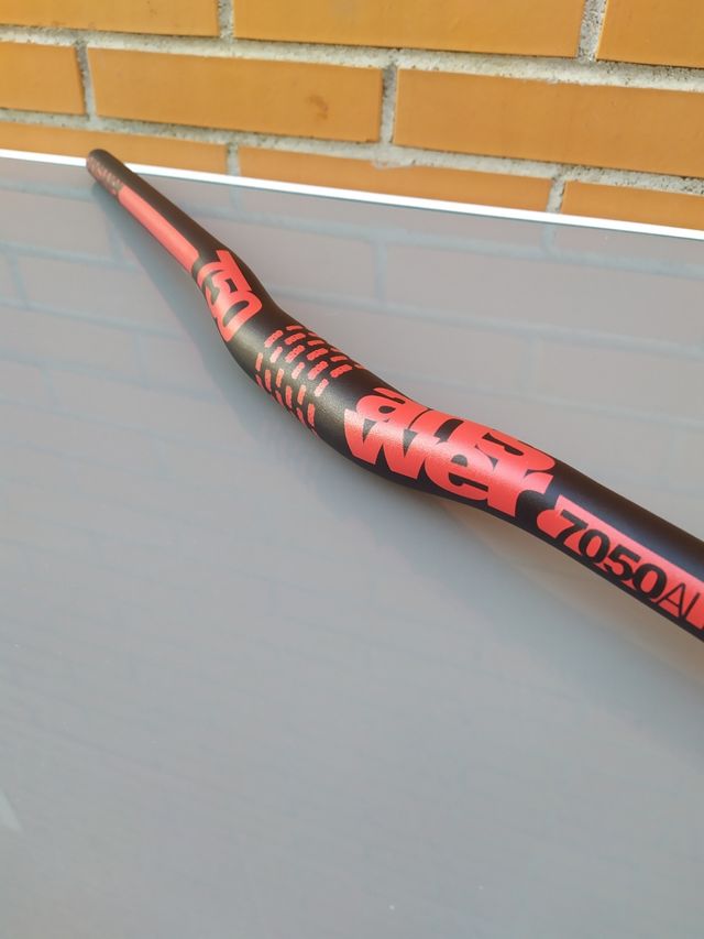 Manillar ANSWER Protaper 750 Rojo cereza Rise 12mm