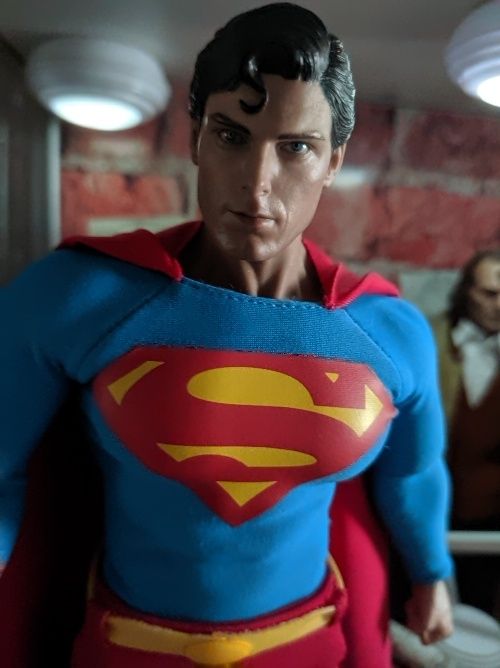 Custom Superman Cristopher Reeve escala 1/6 30 cm