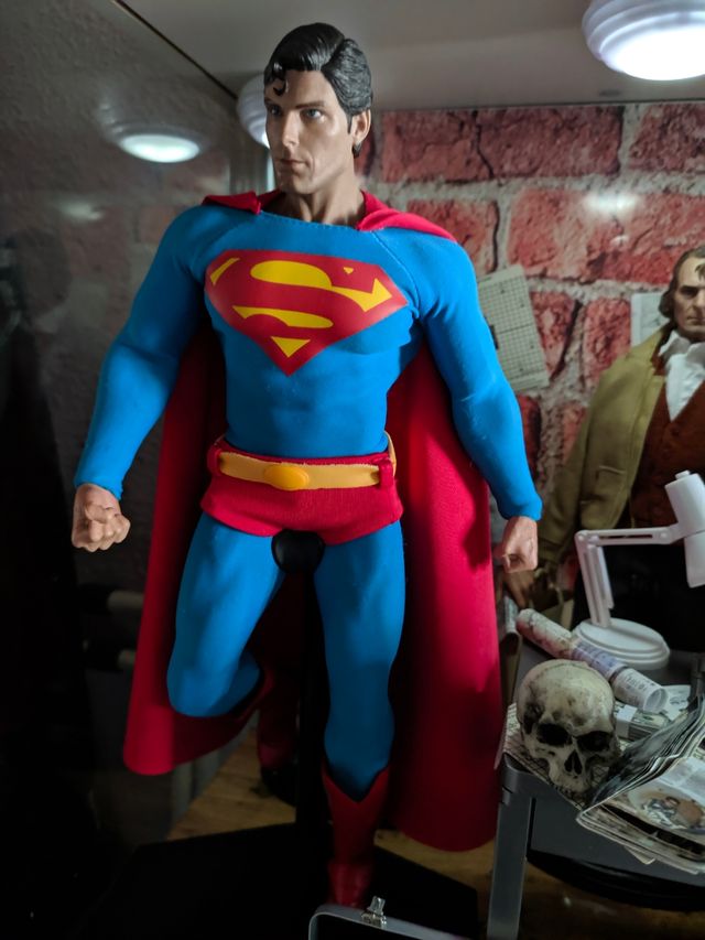 Custom Superman Cristopher Reeve escala 1/6 30 cm