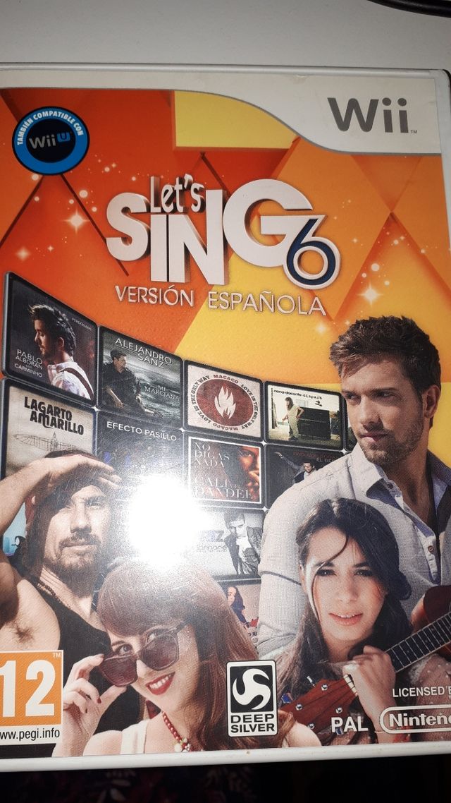 JUEGO WII, LETS SING 6