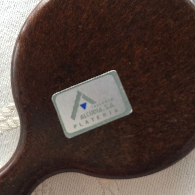 Espejo vintage de plata de ley 925