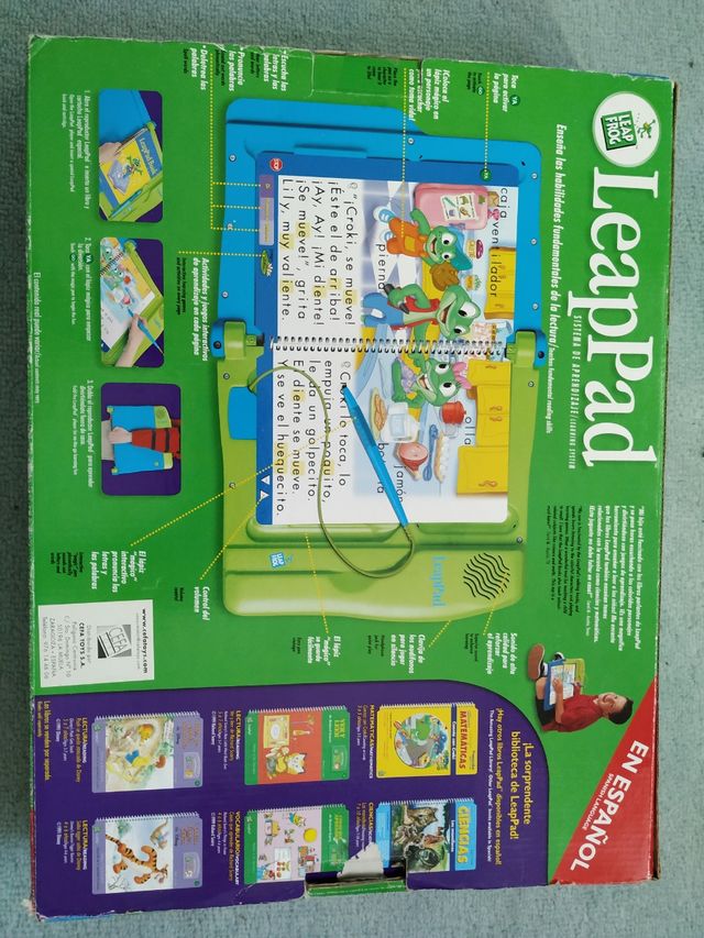Libro interactivo aprender a leer Leap Pad