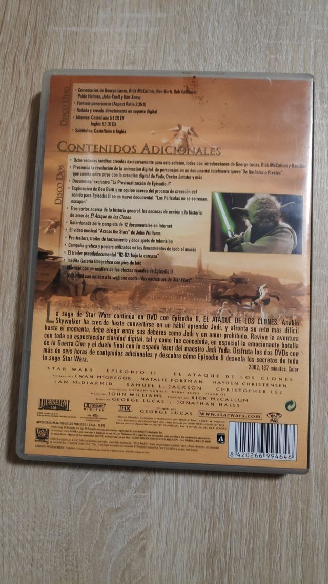STAR WARS 2 El Ataque de los Clones