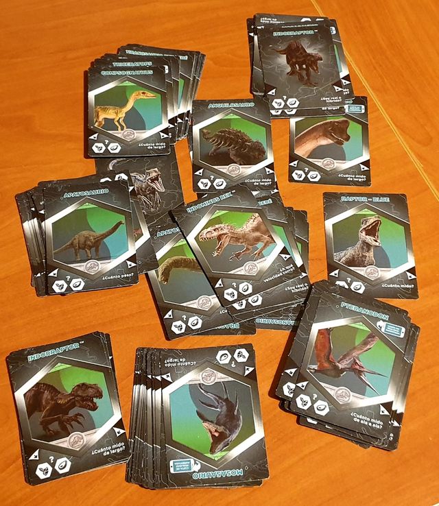 Cromo Cartas Dinosaurios Dia