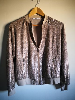 Bomber Lentejuelas Zara - Vinted
