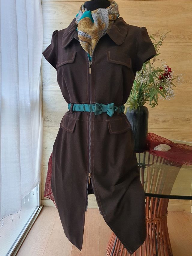 Vestido Roberto Verino t.38+Jersey Cortefiel t.38