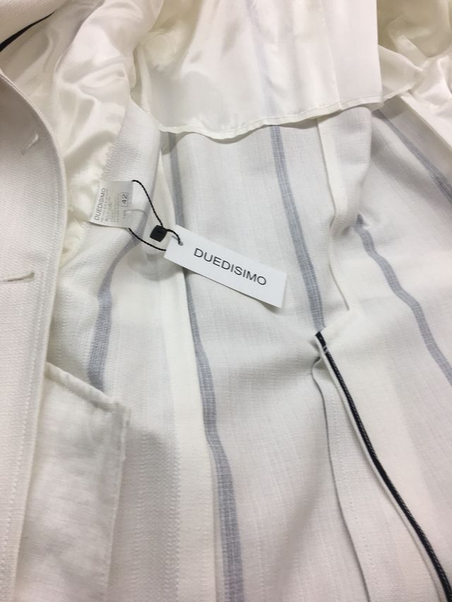 Gabardina de mujer de algodón talla 42