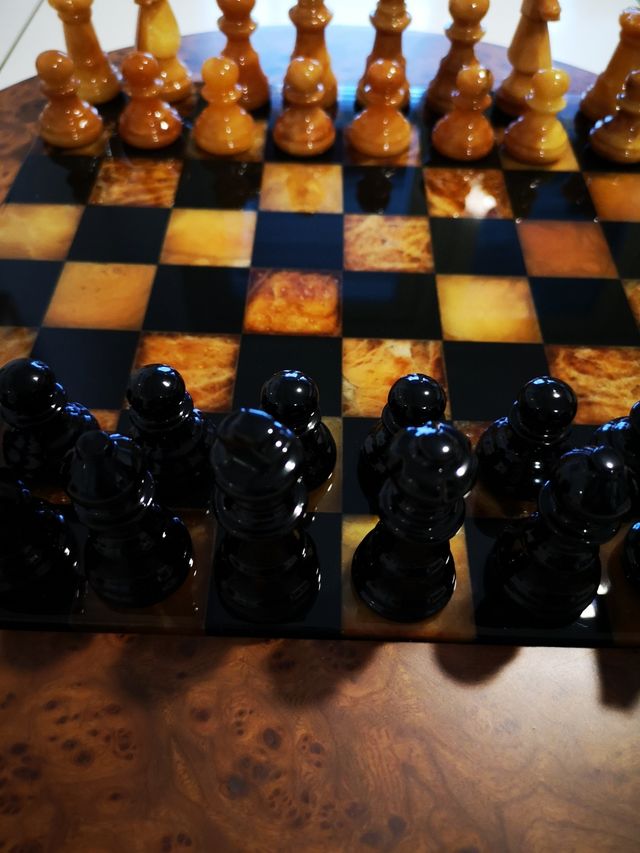 AJEDREZ MÁRMOL ITALIANO CHIELLINI NUEVO